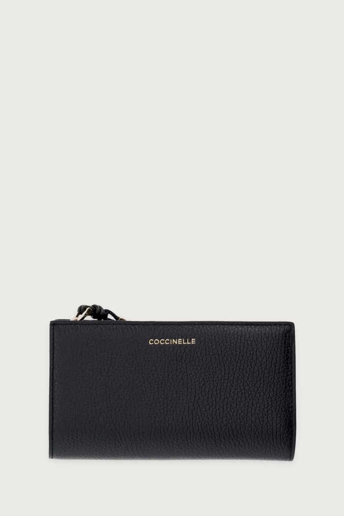 Coccinelle Portofel pentru femei din piele negru E2.VKP.11.F1.01