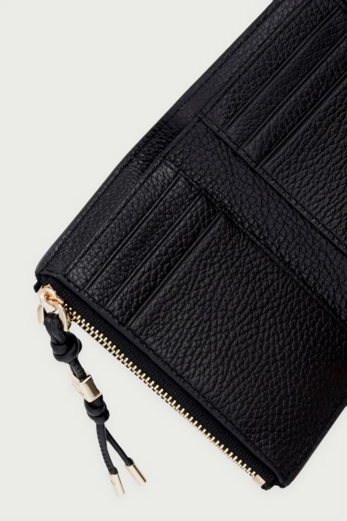 Accesorii Coccinelle Portofel pentru femei din piele E2.VKP.11.F0.01 negru