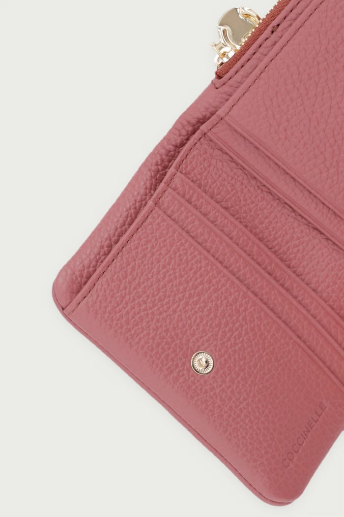 Accesorii Coccinelle Portofel pentru femei din piele E2.TBM.11.E9.01 roz