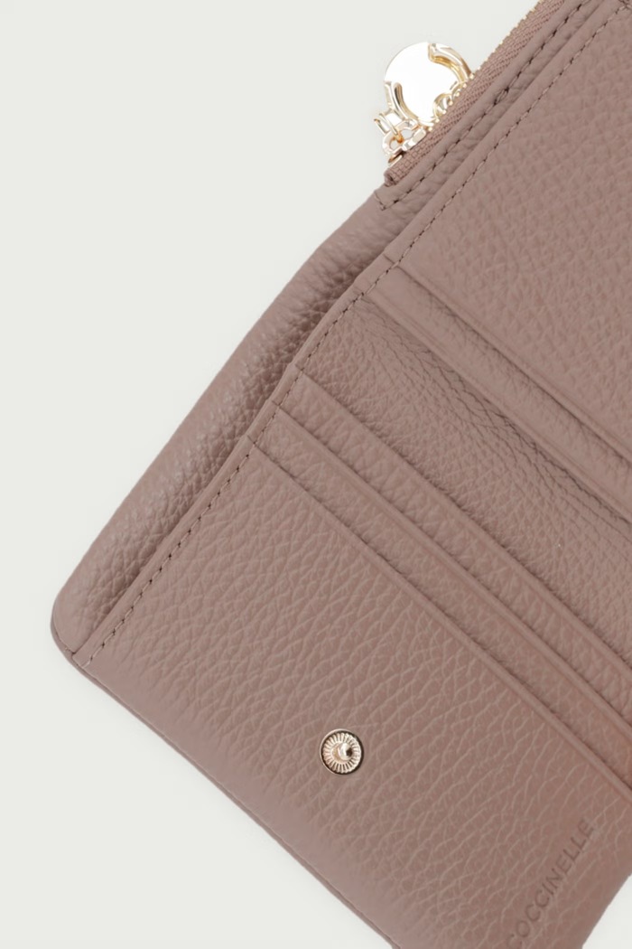Accesorii Coccinelle Portofel pentru femei din piele E2.TBM.11.E9.01 bej