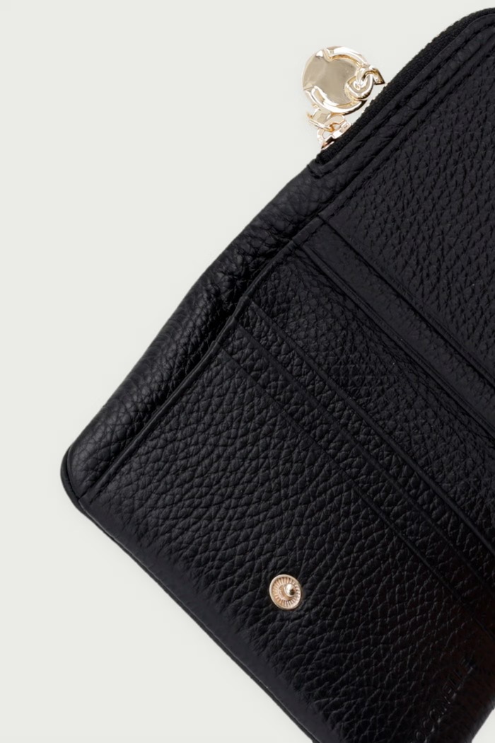 Accesorii Coccinelle Portofel pentru femei din piele E2.TBM.11.E9.01 negru