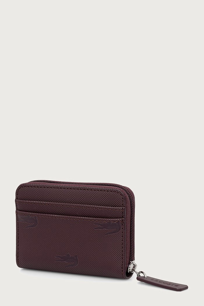 Lacoste Portfel damski NF5507HN.T71 bordowy AW26