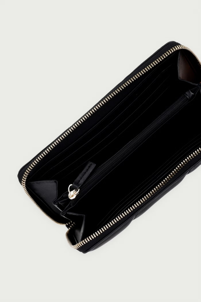 Аксессуары HUGO Кошелек для женщин из искусственной кожи Yorih Q_Zip A Wallet 50573296 чёрный