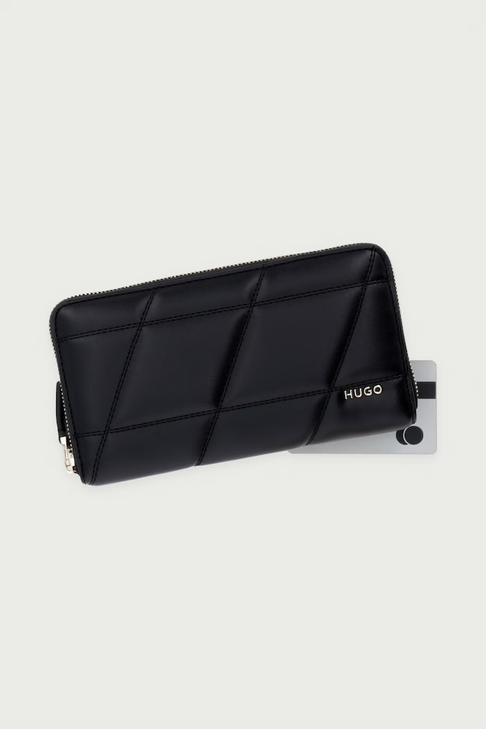 Кошелек для женщин из искусственной кожи Yorih Q_Zip A Wallet HUGO 50573296 чёрный
