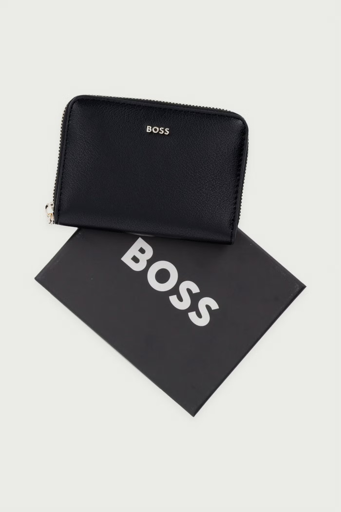 Кошелек для женщин Sandy Mini Ziparound BOSS 50573328 чёрный