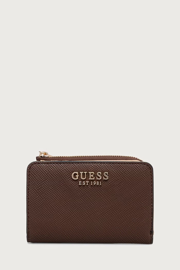 Guess portfel damski z imitacji skóry DANIELLE brązowy SWZG22.27156