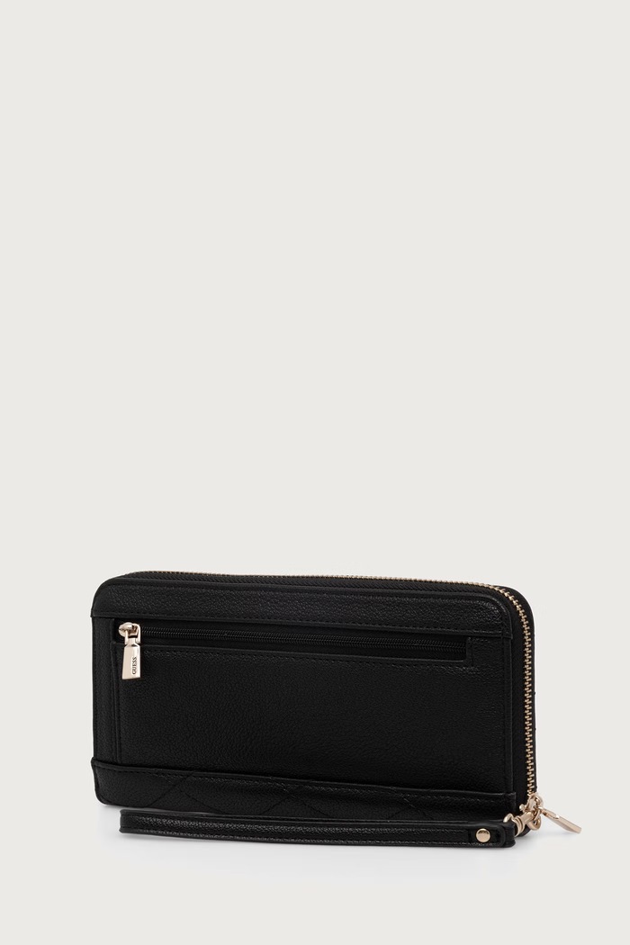 Guess portfel damski z imitacji skóry FRANCES SWQG22.41146 czarny AW26