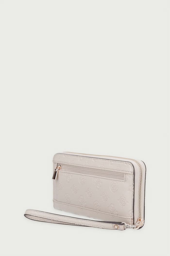Guess portfel damski z imitacji skóry CARMELLA SWPD22.25146 beżowy AW26