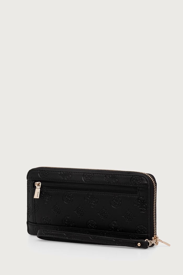 Guess portfel damski z imitacji skóry CARMELLA SWPD22.25146 czarny AW26