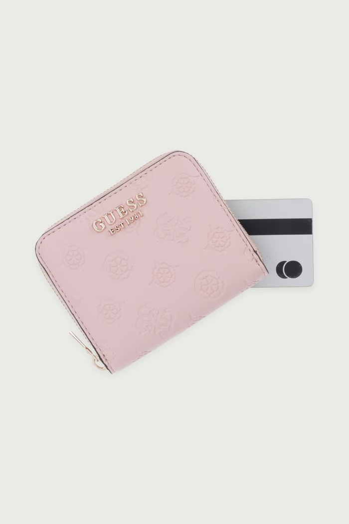 Guess peňaženka dámska z imitácie kože CARMELLA ružová SWPD22.25137