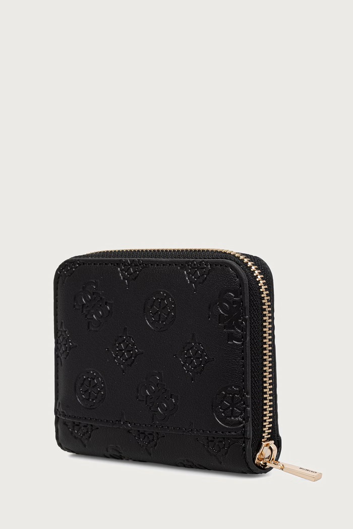 Guess portfel damski z imitacji skóry CARMELLA SWPD22.25137 czarny AW26
