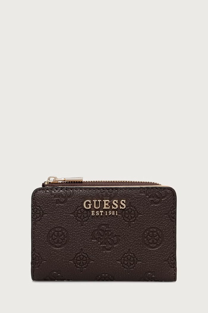 Guess portfel damski z imitacji skóry BLAKE brązowy SWPD22.22156