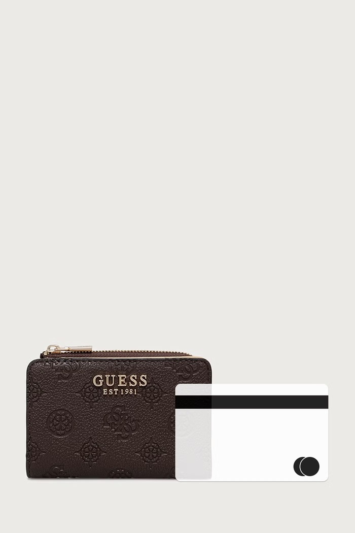 Guess portfel damski z imitacji skóry BLAKE SWPD22.22156 brązowy