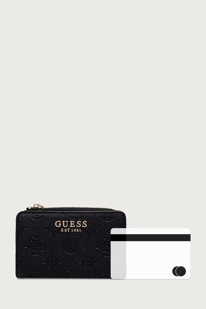 Guess portfel damski z imitacji skóry BLAKE SWPD22.22156 czarny