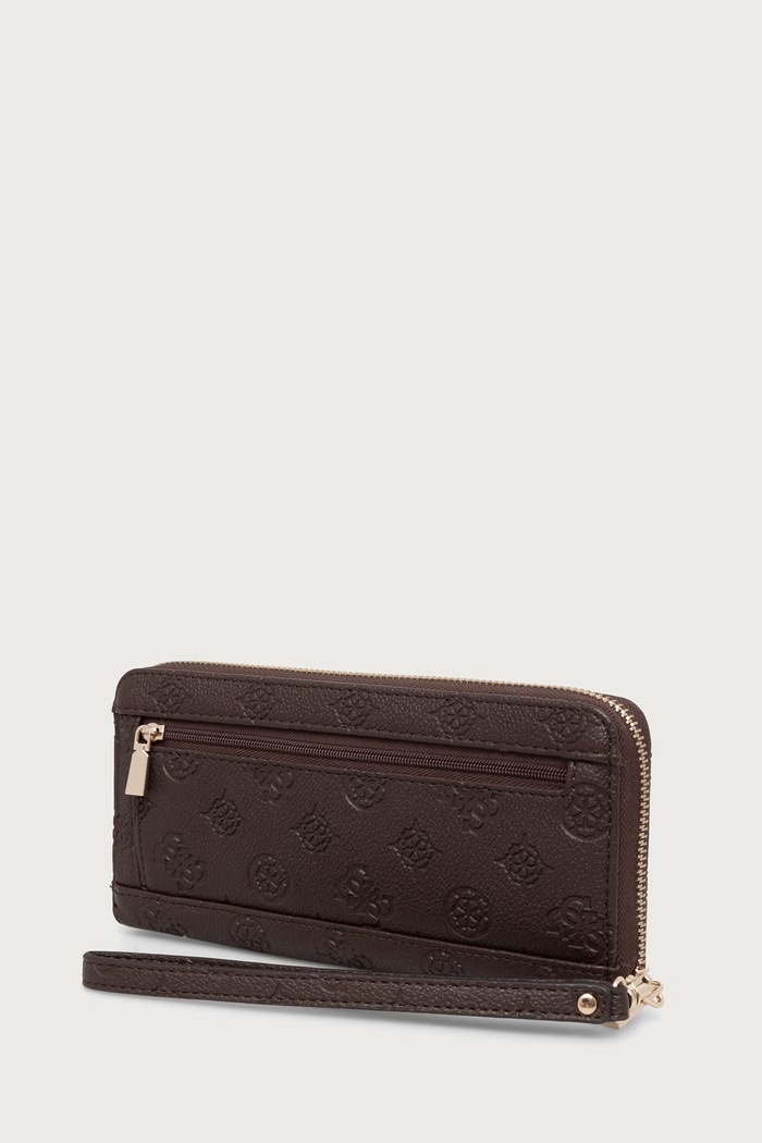 Guess portfel damski z imitacji skóry BLAKE SWPD22.22146 brązowy AW26