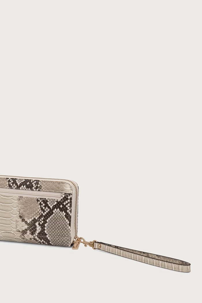 Guess portfel damski z imitacji skóry YVONNE SWKG23.29146 beżowy AW26