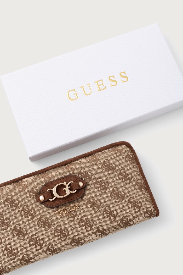Guess portfel damski SAMANTHA beżowy SWJG23.13146