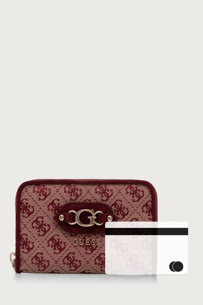 Guess portfel damski SAMANTHA SWJG23.13140 bordowy