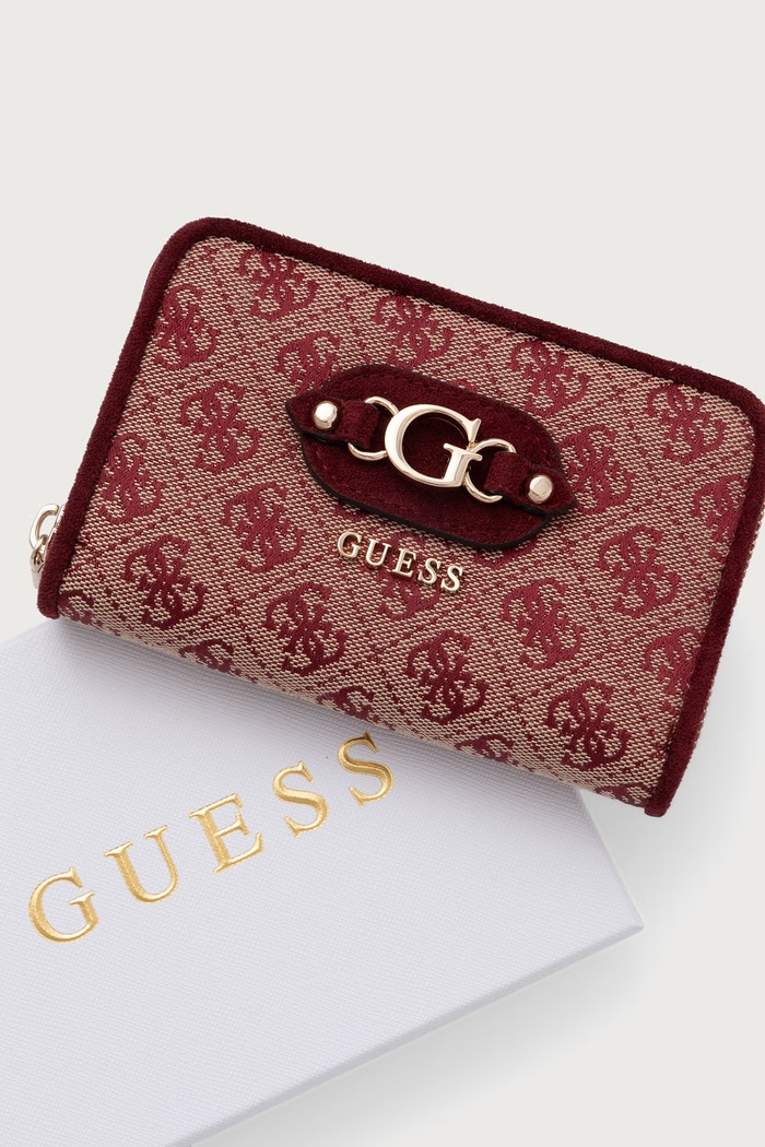 Guess portfel damski SAMANTHA bordowy SWJG23.13140