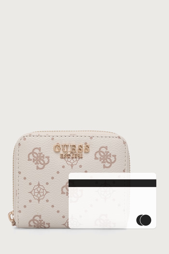 Guess portfel damski z imitacji skóry ALLEGRA SWGP24.89137 beżowy