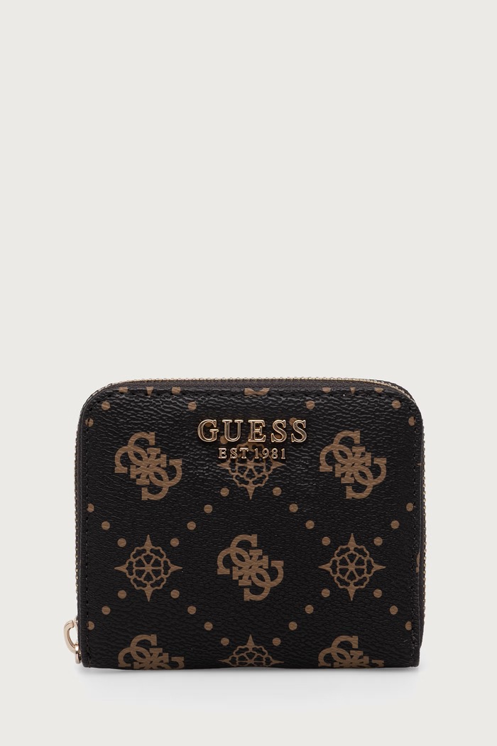 Guess portfel damski z imitacji skóry ALLEGRA brązowy SWGP24.89137