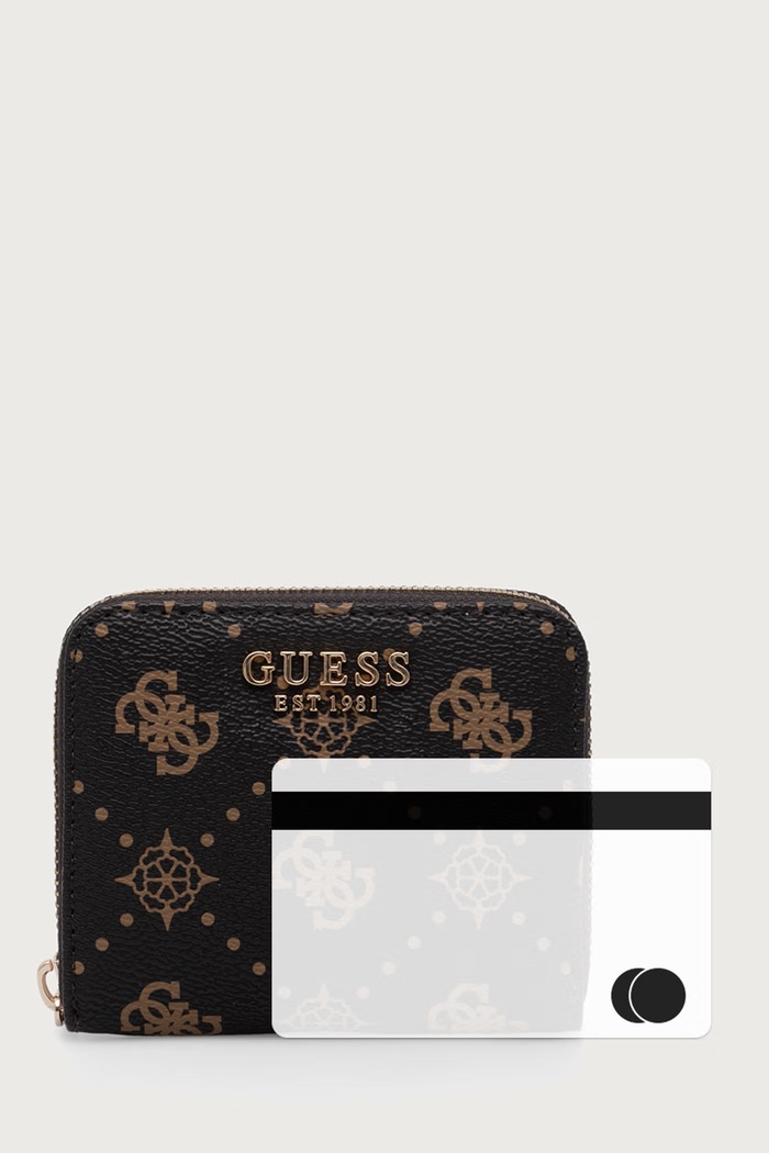 Guess portfel damski z imitacji skóry ALLEGRA SWGP24.89137 brązowy