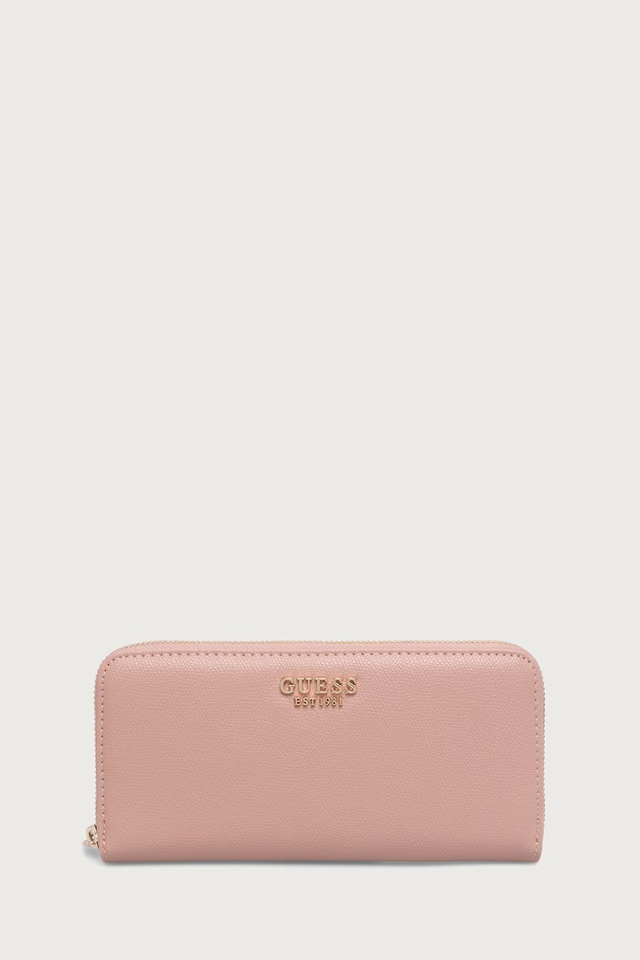 Guess portfel damski z imitacji skóry AMORETTE różowy SWBG78.98146