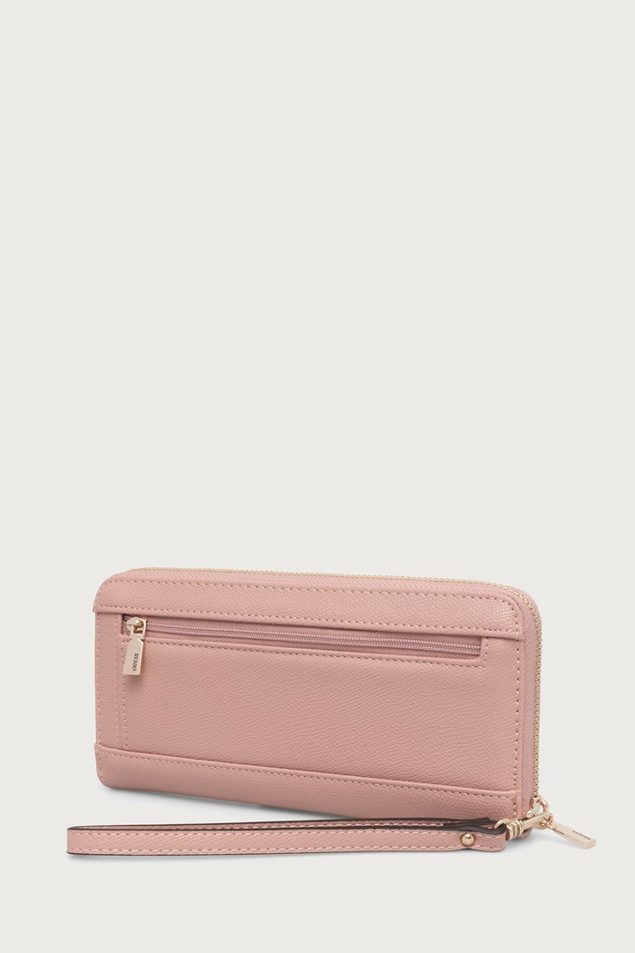 Guess portfel damski z imitacji skóry AMORETTE SWBG78.98146 różowy AW26