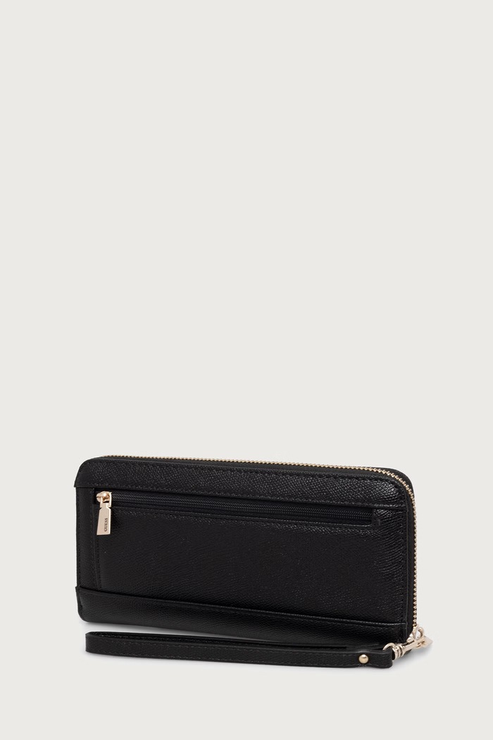 Guess portfel damski z imitacji skóry AMORETTE SWBG78.98146 czarny AW26