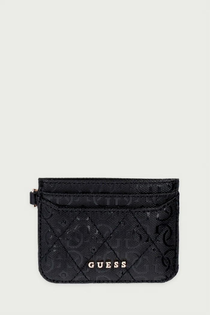 Guess Puzdro na karty z imitácie kože TAMARA čierna RW7578.P6401