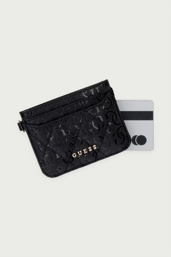 Doplnky Guess Puzdro na karty z imitácie kože TAMARA RW7578.P6401 čierna