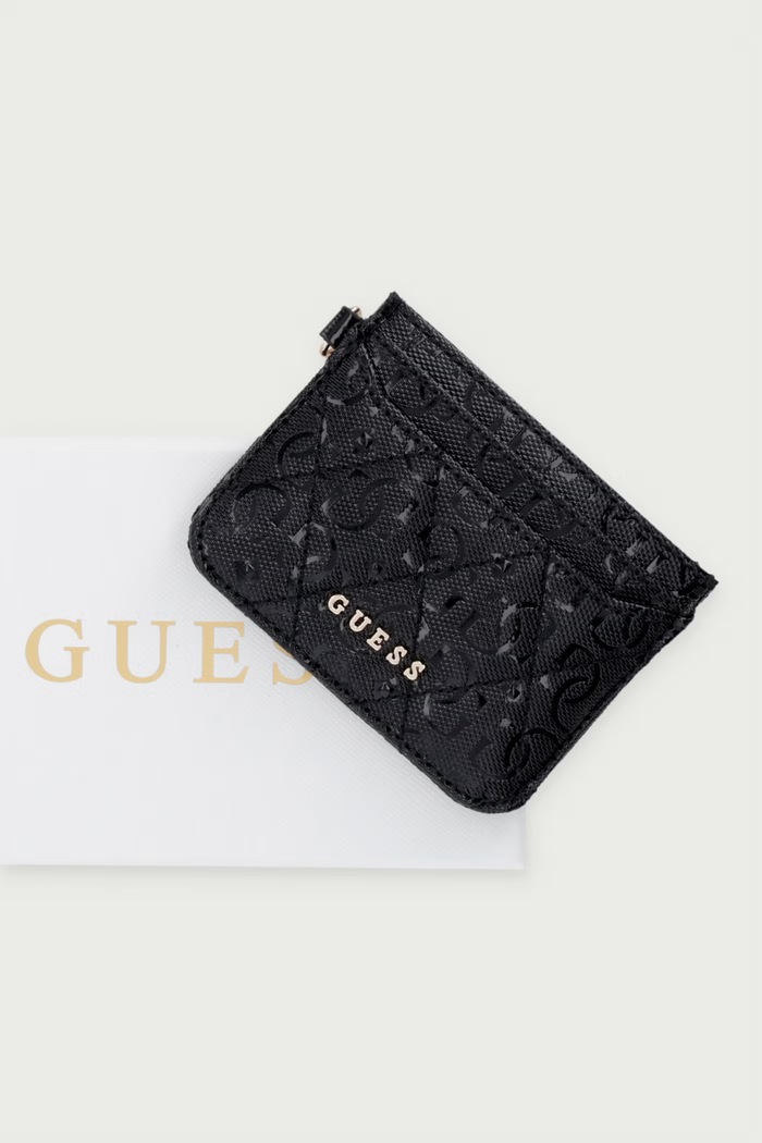 Puzdro na karty z imitácie kože TAMARA Guess RW7578.P6401 čierna