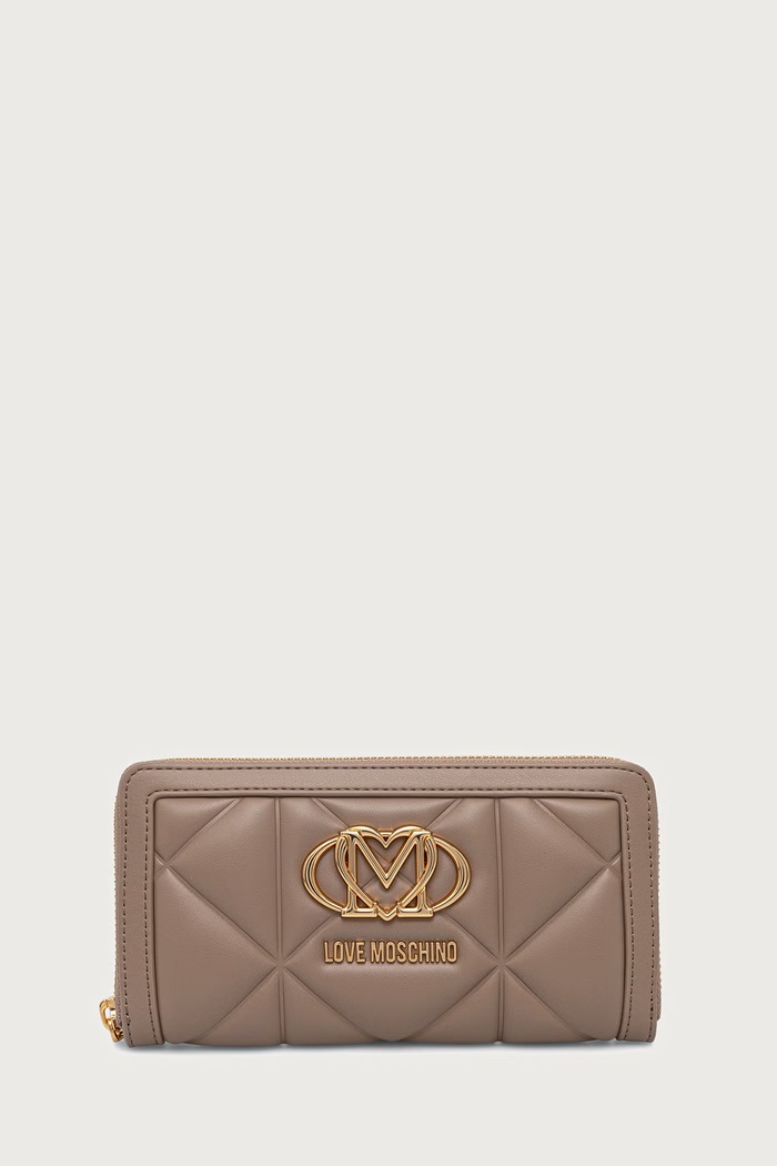 Love Moschino Portfel damski z imitacji skóry beżowy JC5644PP0PLC0105