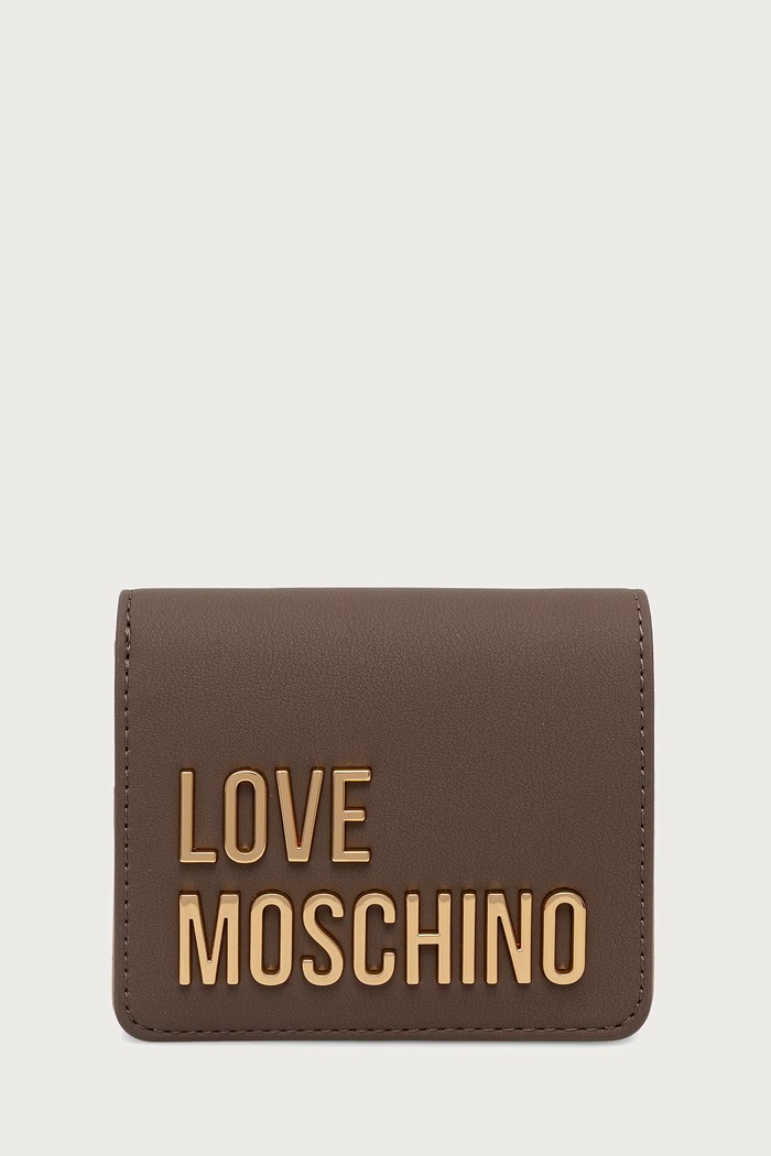Love Moschino Portfel damski z imitacji skóry brązowy JC5612PP0PKD0203