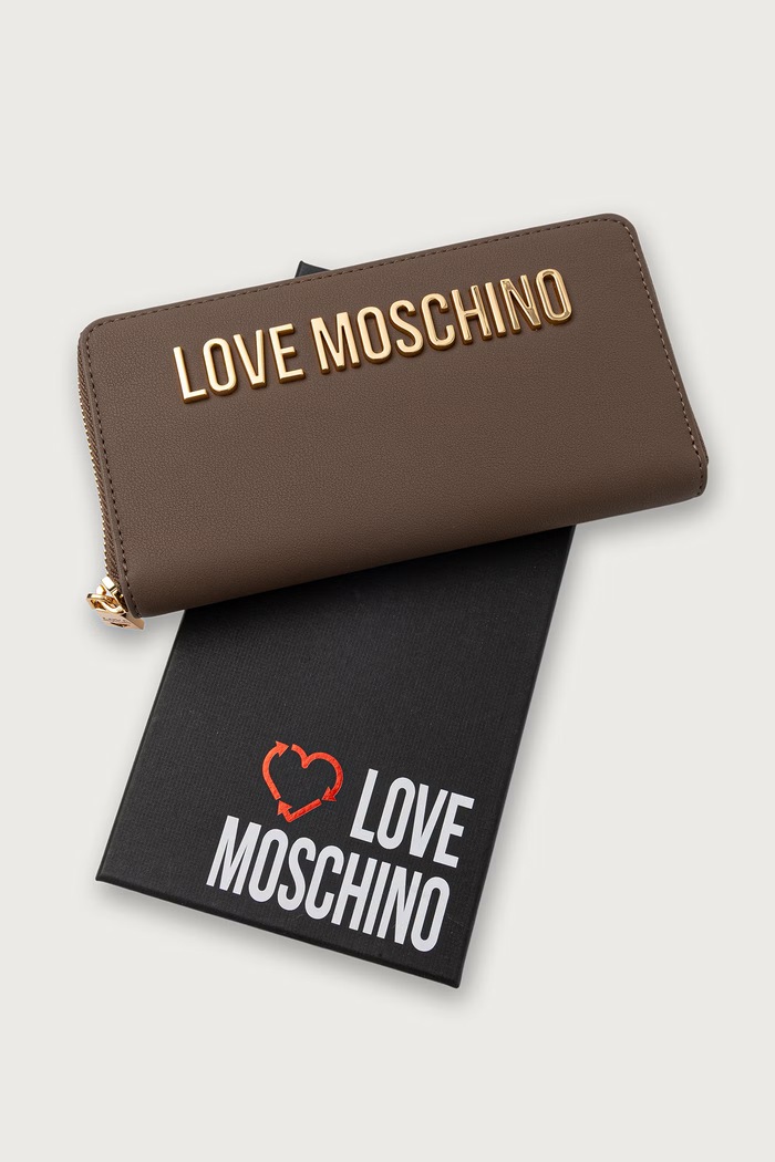 Portfel damski Love Moschino JC5611PP0PKD0203 brązowy