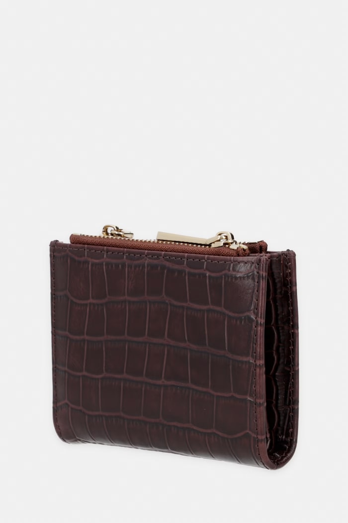 Kurt Geiger London portfel damski skórzany SHOREDITCH 9342030419 brązowy AW26