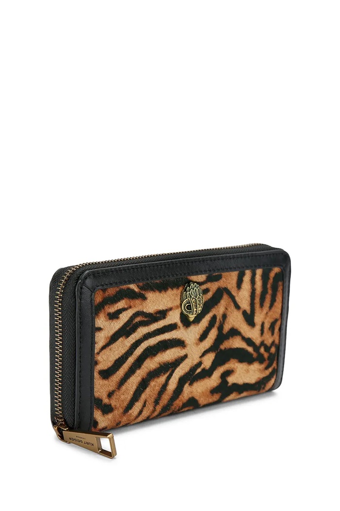 Kurt Geiger London portfel damski skórzany SHOREDITCH 5833346189 brązowy AW26