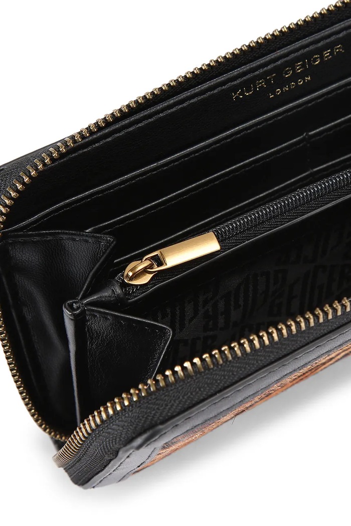 Kurt Geiger London portfel damski skórzany SHOREDITCH brązowy 5833346189