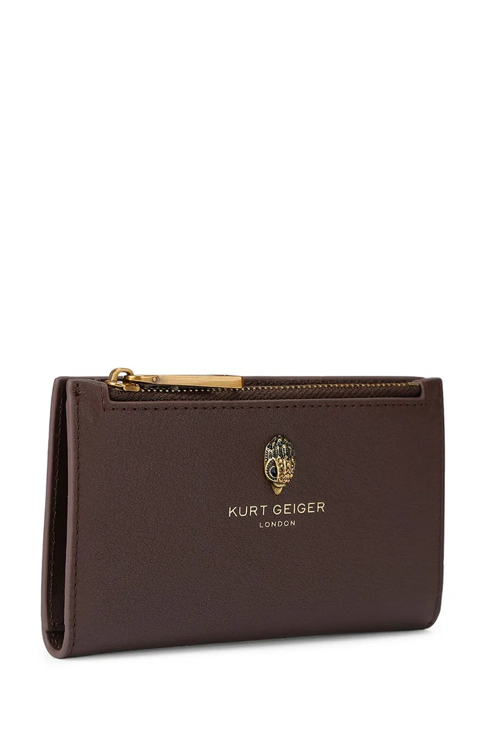 Kurt Geiger London portfel damski skórzany SLOANE 5873030109 brązowy AW26