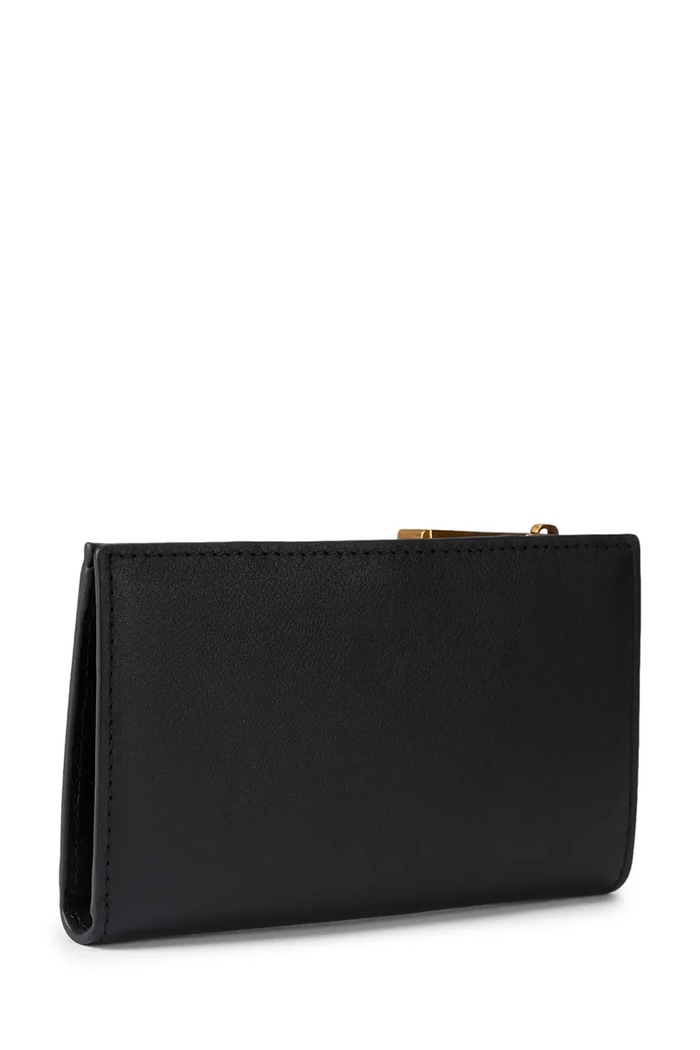Akcesoria Kurt Geiger London portfel damski skórzany SLOANE 5873000109 czarny