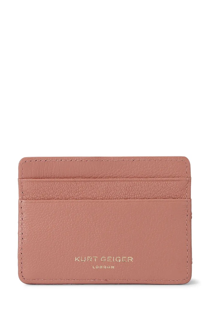 Akcesoria Kurt Geiger London etui na karty damskie skórzane PIMLICO 5830153109 różowy