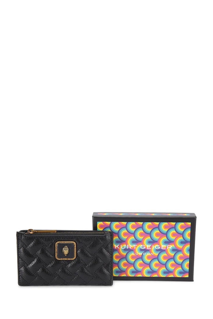 Kurt Geiger London portfel damski skórzany PIMLICO 5375000109 czarny