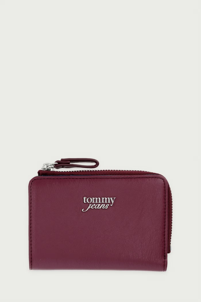 Tommy Jeans Novčanik za žene od imitacije kože bordo AW0AW19071