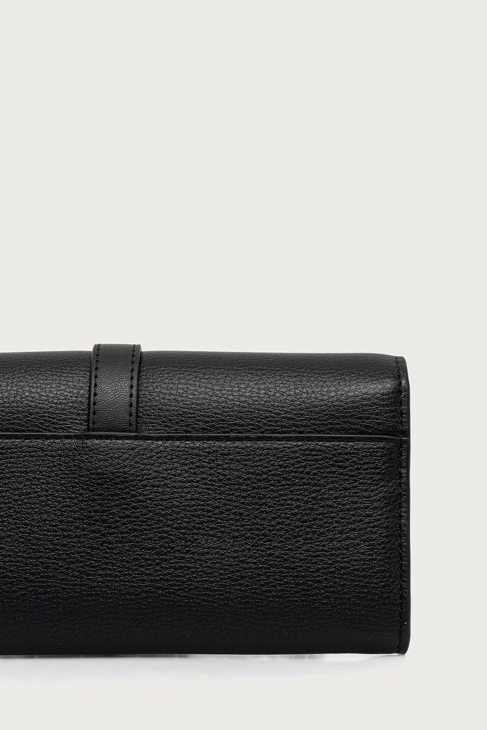 Akcesoria Tommy Hilfiger portfel damski z imitacji skóry AW0AW19268 czarny