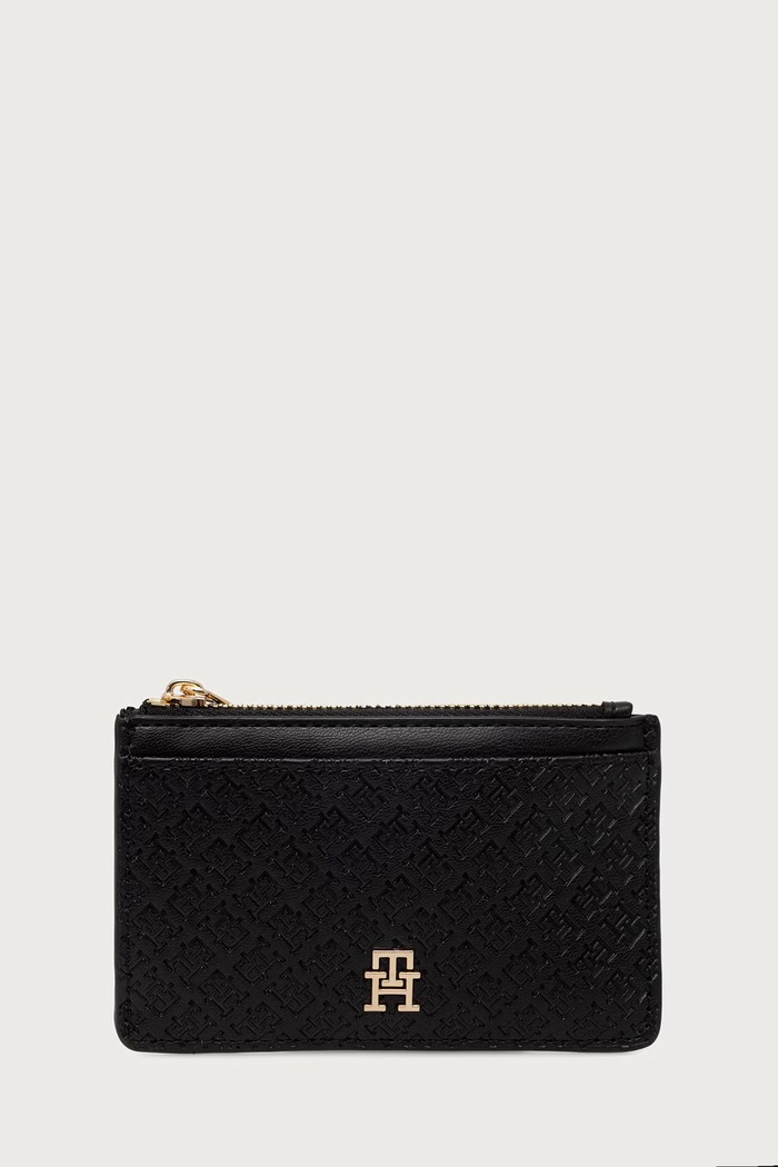 Tommy Hilfiger Novčanik za žene od imitacije kože crna AW0AW19166