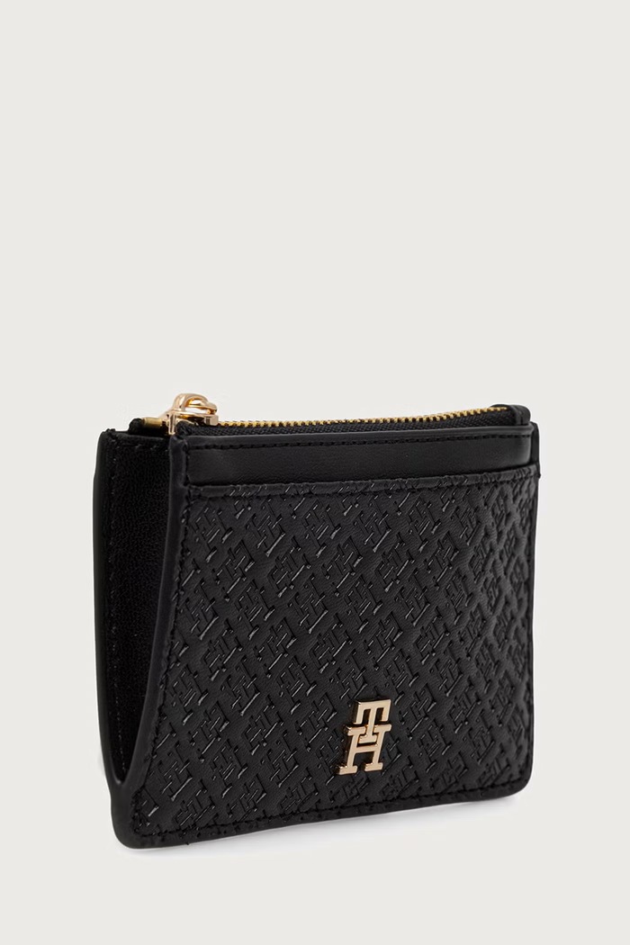 Tommy Hilfiger Novčanik za žene od imitacije kože AW0AW19166 crna AW26