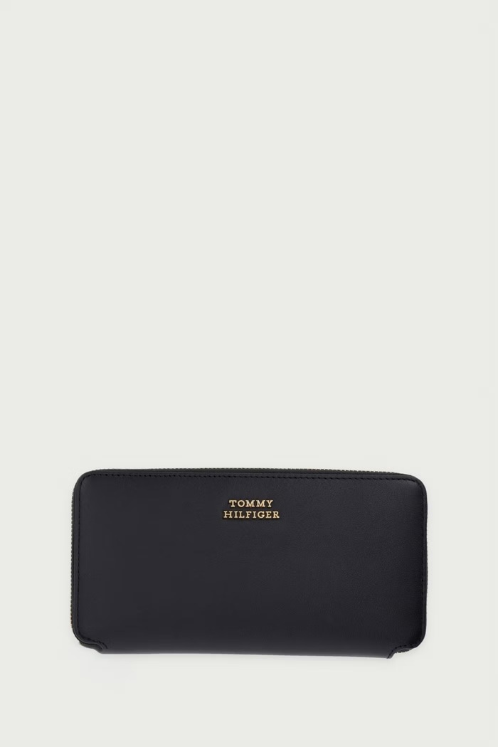 Tommy Hilfiger novčanik za žene kožni crna AW0AW18941
