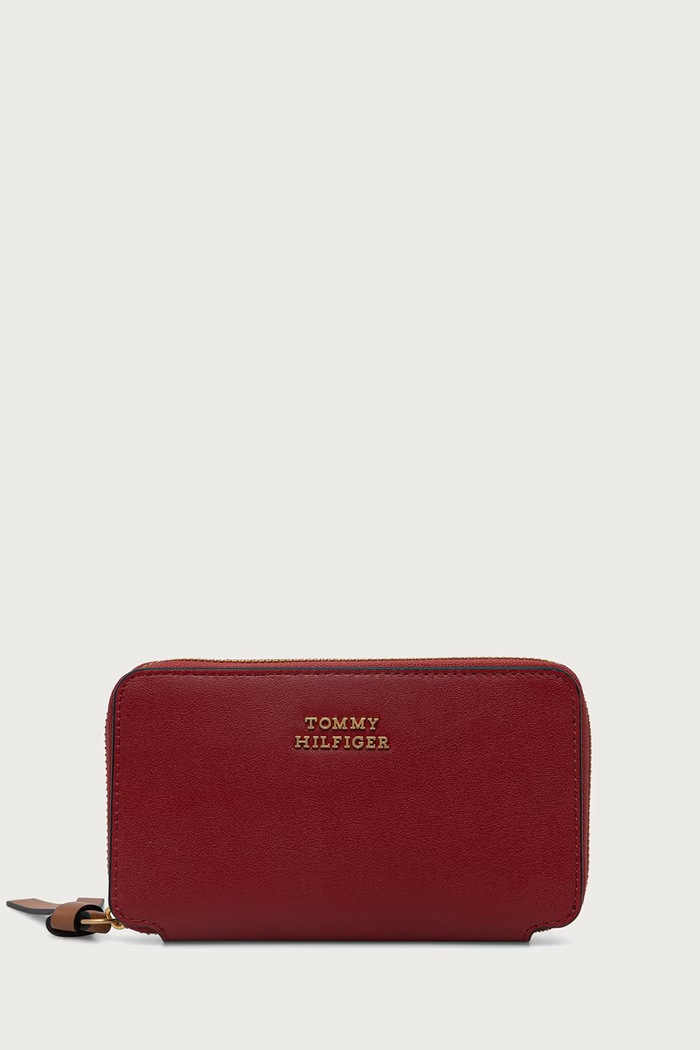 Tommy Hilfiger Novčanik za žene kožni bordo AW0AW18939