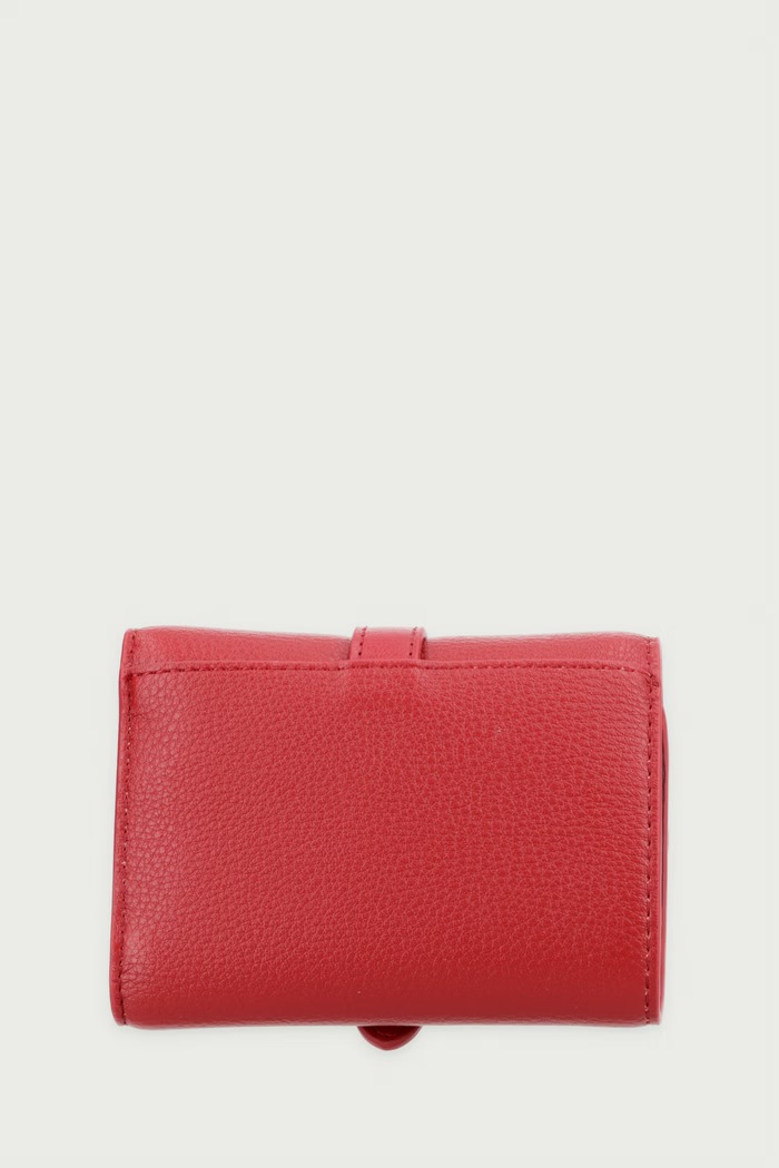 Tommy Hilfiger Portfel damski z imitacji skóry AW0AW18936 bordowy AW26
