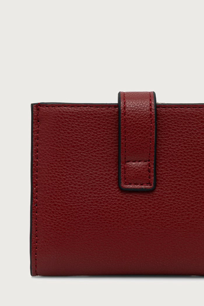 Dodaci Tommy Hilfiger Novčanik za žene od imitacije kože AW0AW18934 bordo